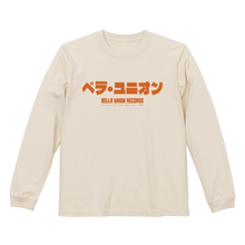 Load image into Gallery viewer, Bella Union Katakana logo Long Sleeve Shirt
