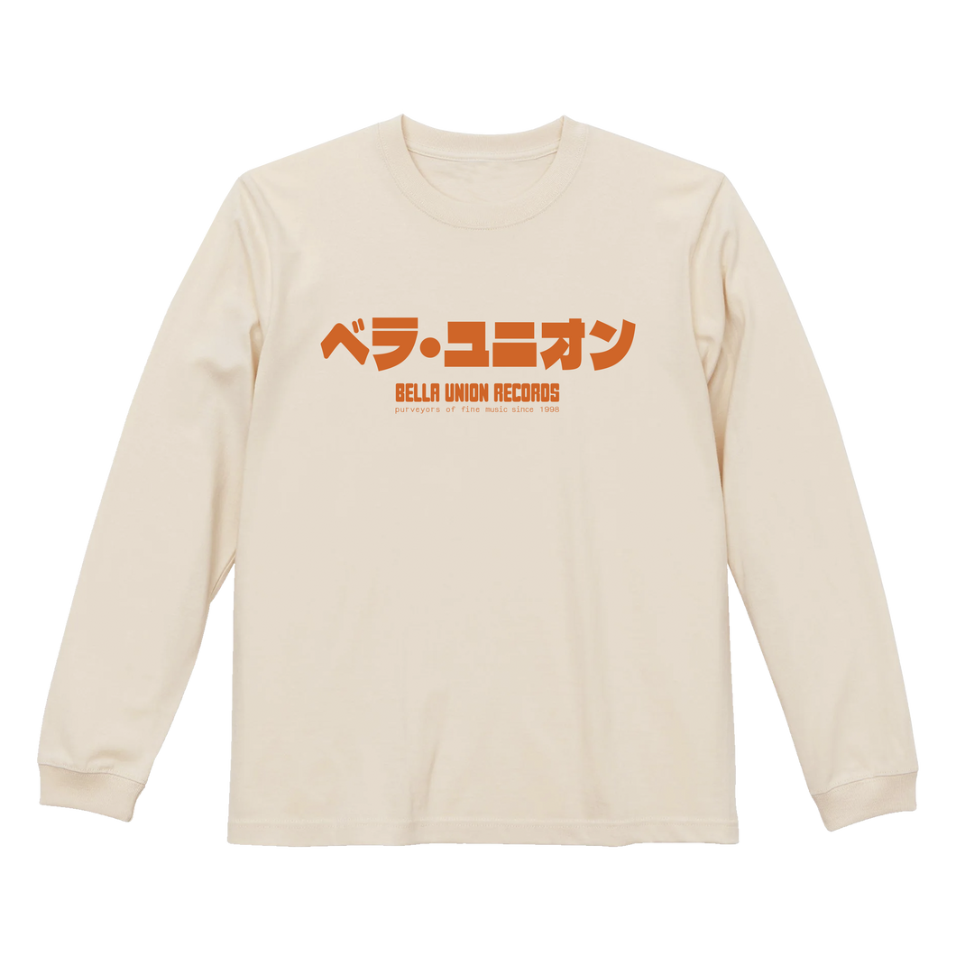 Bella Union Katakana logo Long Sleeve Shirt