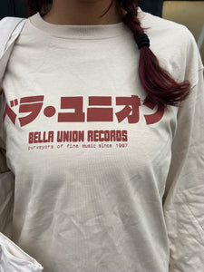 Bella Union Katakana logo Long Sleeve Shirt