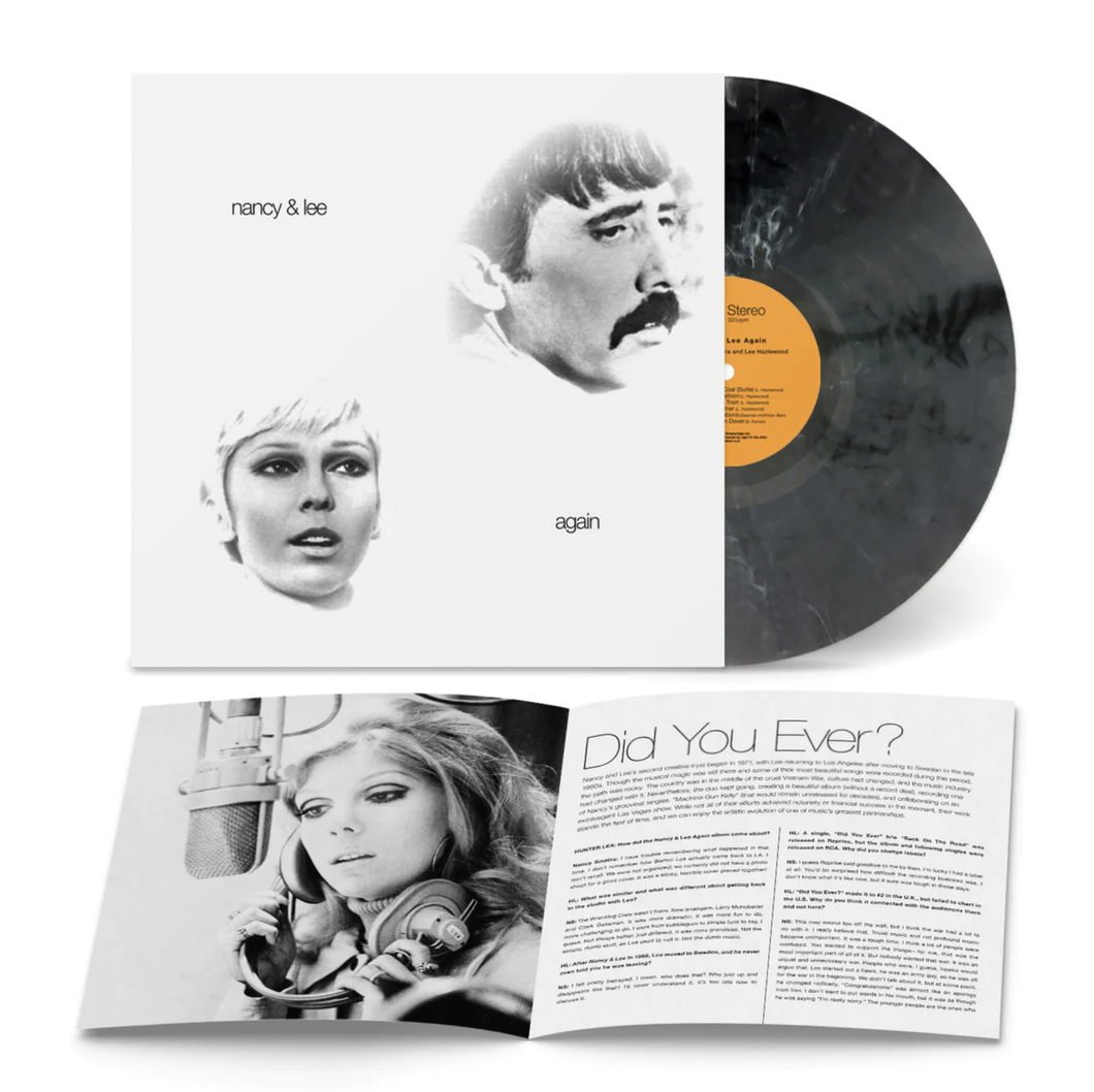 Nancy & Lee Again: Limited Clear W/ Black + White Hi-Melt Vinyl LP